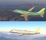 P3D Embraer 170 Fuji Dream Airlines 4 livery package